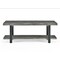 Alaterre Furniture Pomona Metal and Wood Bench, Slate Gray AMBA03SG - alternate 7